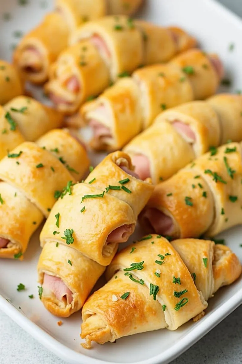 Ham and Cheese Crescent Roll-ups