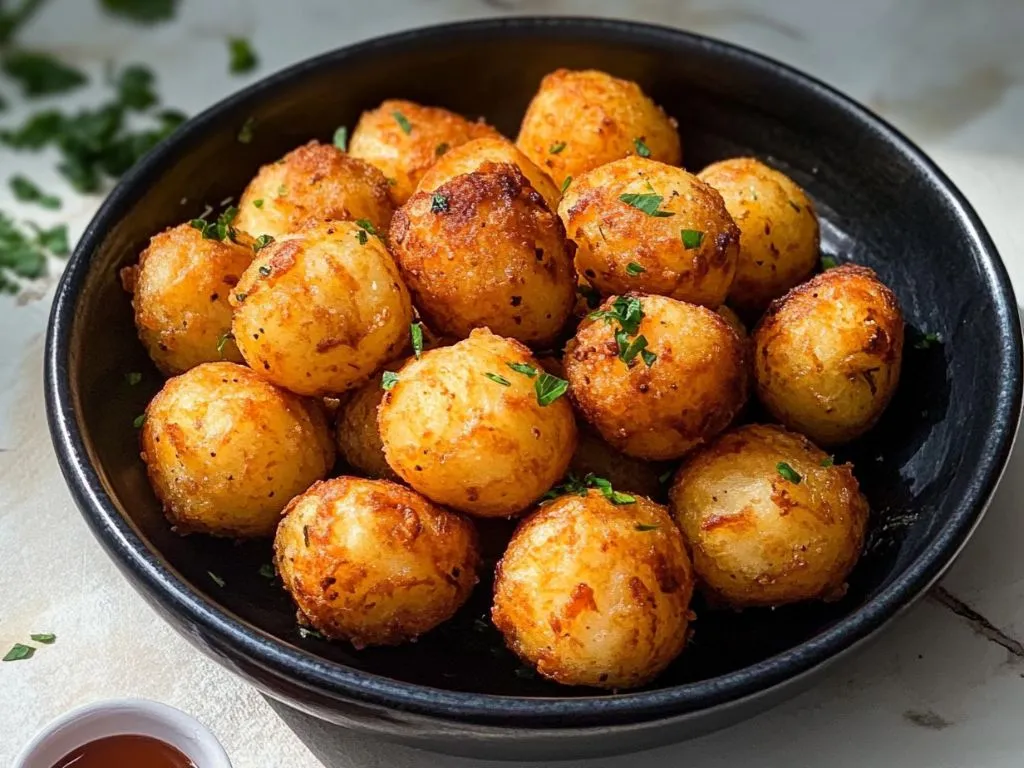 Making Irresistible Crispy Potato Balls