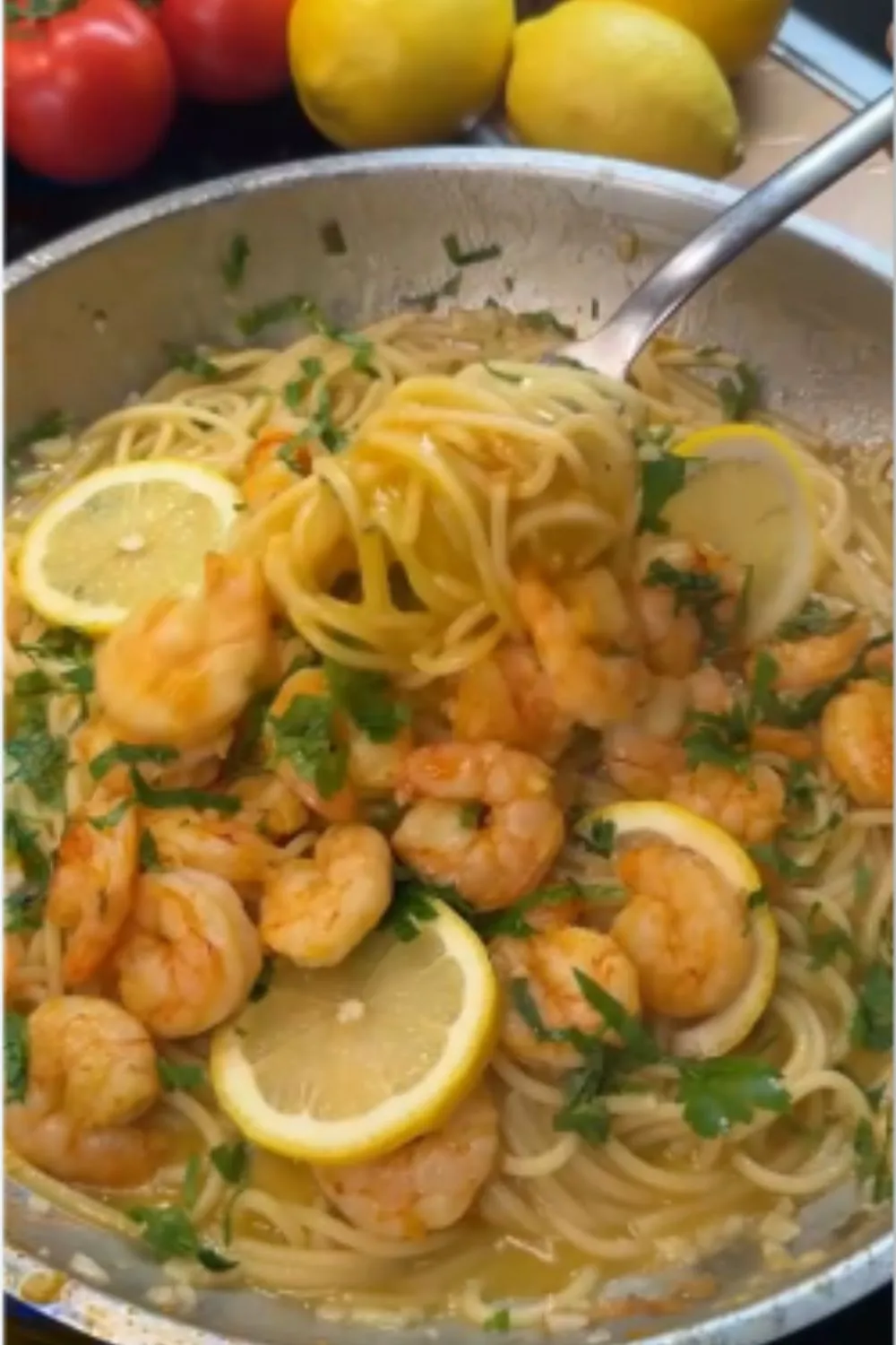 Easy Lemon Shrimp Pasta