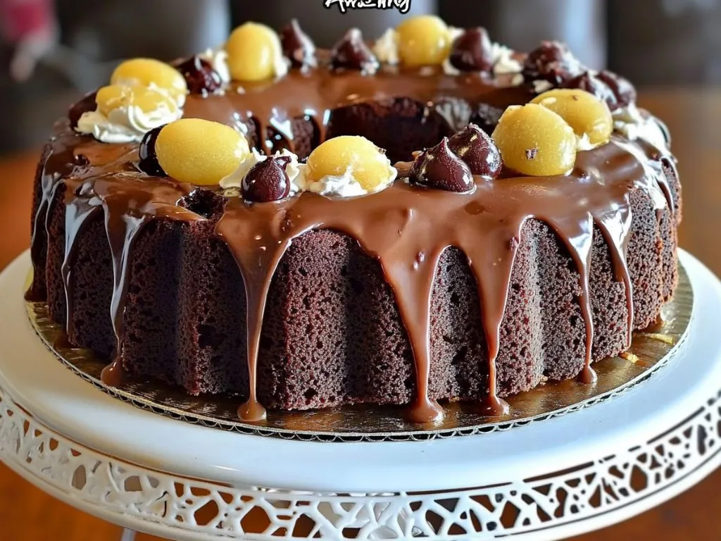 Luscious Chocolate Caramel Coffee Cake: A Guilt-Free Delight
