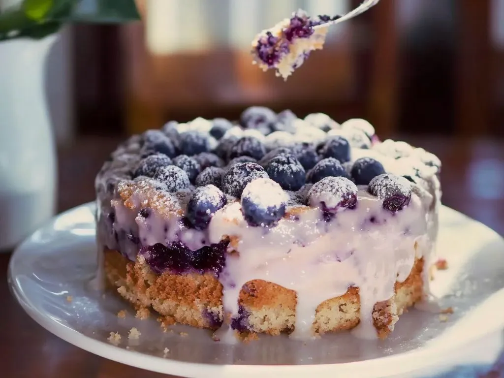 How to Make Blueberry Muffin Cake