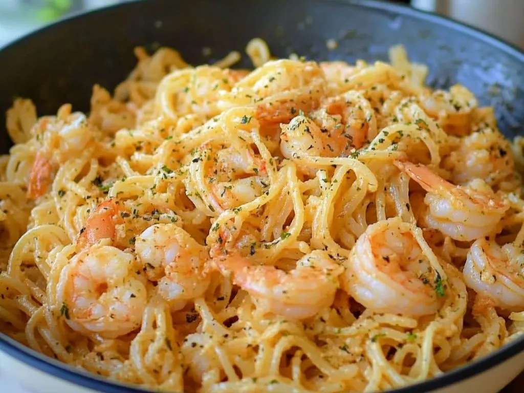 How to serve Bang Bang Shrimp Pasta